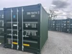 10ft x 8ft One-Trip Shipping Container – Green Corten Steel Storage Container