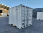 10ft x 8ft One-Trip Shipping Container – White Steel Storage Container - Image 6