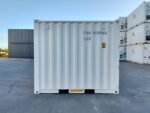 10ft x 8ft One-Trip Shipping Container – White Steel Storage Container - Image 4
