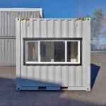 10ft x 10ft High Cube Mobile Office Container with AC & Windows
