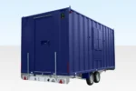 16x7.5 Mobile Canteen Cabin – Towable Steel Site Welfare Unit - Image 3