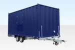 16x7.5 Mobile Canteen Cabin – Towable Steel Site Welfare Unit - Image 2
