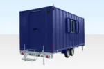 16x7.5 Mobile Canteen Cabin – Towable Steel Site Welfare Unit - Image 4