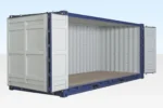 20ft Open Side Shipping Container – Full Side Access, One Trip - Image 6