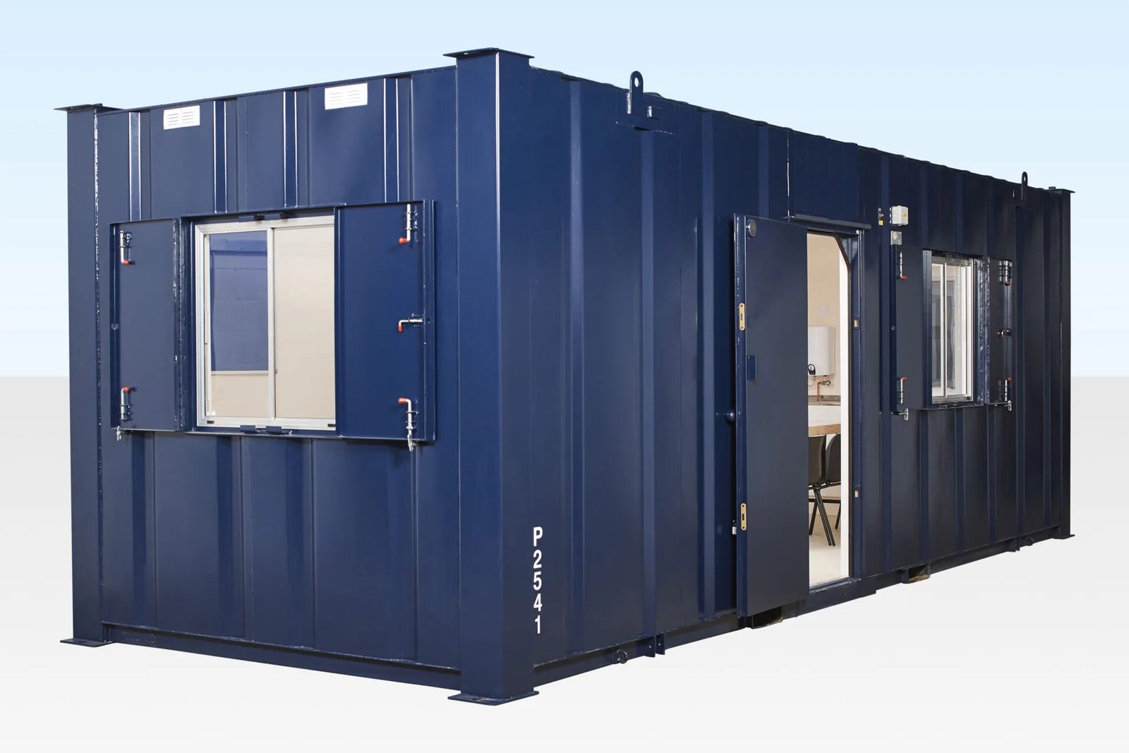 24Ft-x-9Ft-Steel-Office-Canteen-Cabin-1.png 24Ft x 9Ft Steel Office| Anti-Vandal Portable Site Office - Image 1