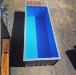 30Ft Shipping Container Swimming Pool – Corten Steel Pool with Filtration System - Image 2
