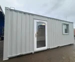21ft x 8ft Custom Office Cabin – Refurbished Portable Office with A/C - Image 12