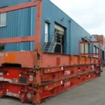 40ft Used Collapsible Flat Rack Shipping Container – Heavy Duty