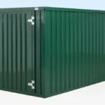 4m x 2.1m (Approx. 12.7ft x 7ft) Powder-Coated Flat Pack Storage Container