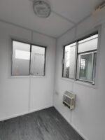 6Ft x 6Ft Single Guard Hut – Steel Security Booth with 360° Visibility - Image 4