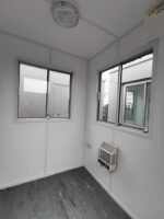 6Ft x 6Ft Single Guard Hut – Steel Security Booth with 360° Visibility - Image 3
