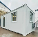 21ft x 8ft Custom Office Cabin – Refurbished Portable Office with A/C - Image 14