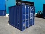 8ft One-Trip Shipping Container – Blue Steel Storage Container - Image 4