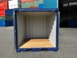 8ft One-Trip Shipping Container – Blue Steel Storage Container - Image 2
