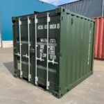 8ft One-Trip Shipping Container – Green Steel Storage Container