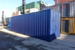 30ft x 8ft One Trip Shipping Container – Cut Down Steel Storage Container - Image 3