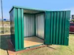 Powder Coated Flat Pack Metal Storage Container – Green Steel Store