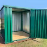 Powder Coated Flat Pack Metal Storage Container – Green Steel Store