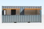 20ft Shipping Container Cafe – Portable Container Restaurant & Food Kiosk