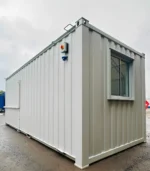 21ft x 8ft Custom Office Cabin – Refurbished Portable Office with A/C - Image 6