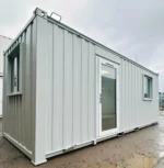 21ft x 8ft Custom Office Cabin – Refurbished Portable Office with A/C - Image 4